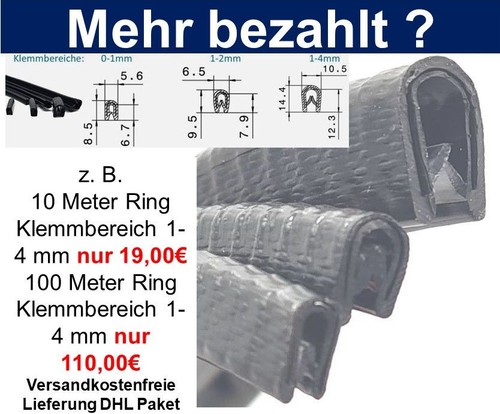 Kantenschutz gummi kanten - 1-2,