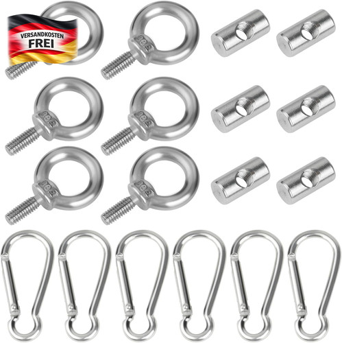 Edelstahl kederstopper set - kederstopper,